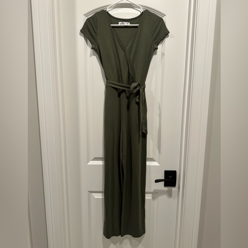 Hollister Wrap-Front Knit Jumpsuit